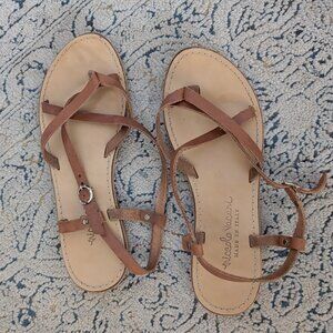 Niccolo Vacari Leather Sandals sz 8